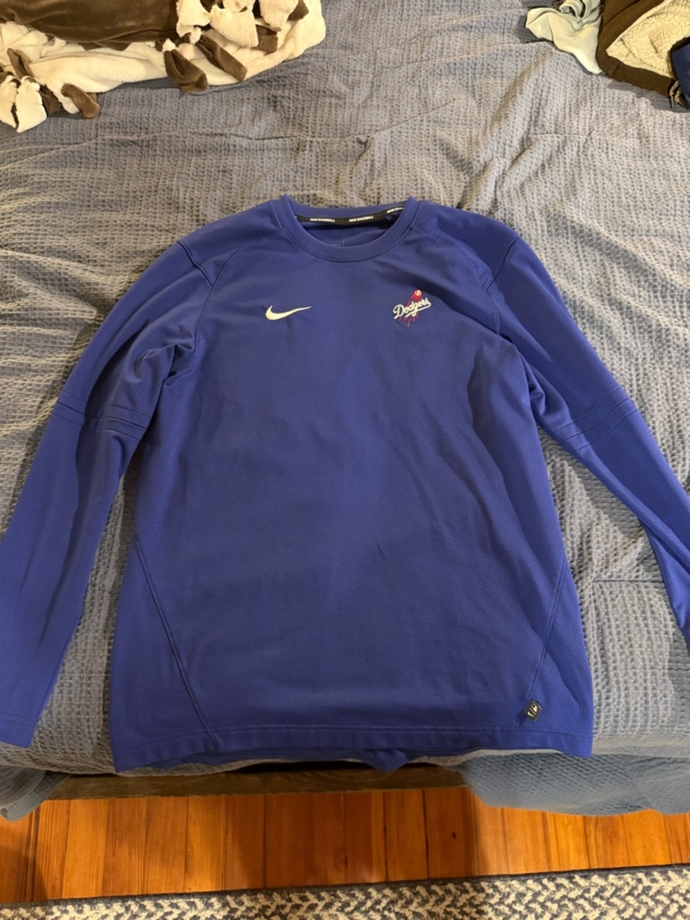 Nike Royal Blue Dodgers Long Sleeve Crew Sweatshirt